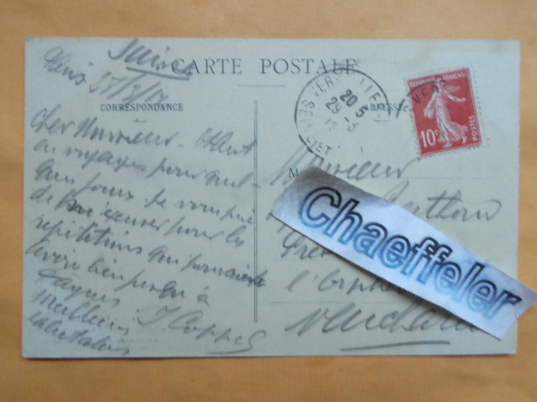 Cartes postales: 1914  115. - Versailles Le Public devant le – D'occasion à Zürich par Chaeffeler 1
