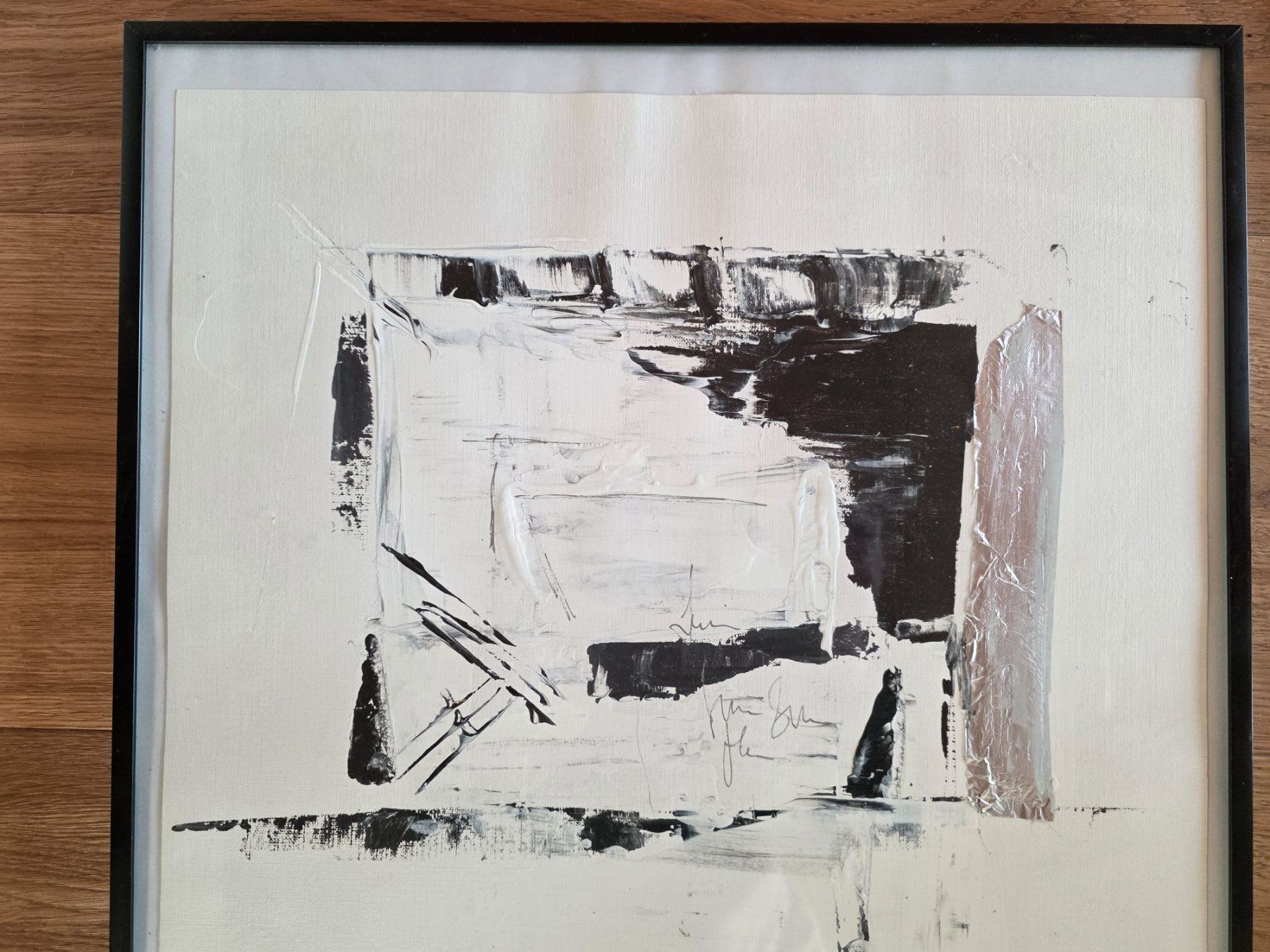 Dipinti: spannende Acryl Collage signiertes Gemälde Bild – Usato da Walterswil BE venduto da Lonitti 3