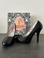 Bordello Tempt-38 Lack Pumps by Pleaser schwarz – Gr. 36