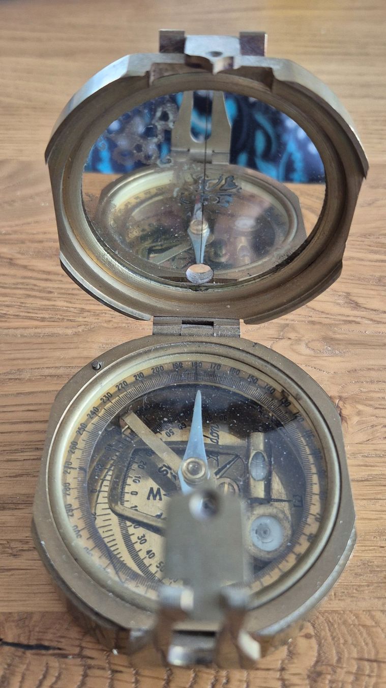 Altri elettrodomestici e apparecchi d’epoca: Vintage Schiffs-Kompass - Stanley London - aus Messing – Usato da Zeiningen venduto da Carettacaretta69 1