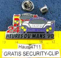 24HEURES DU MANS 2NÄGEL-PIN ENAMEL AUTO JAGUAR/PORSCHE 1990