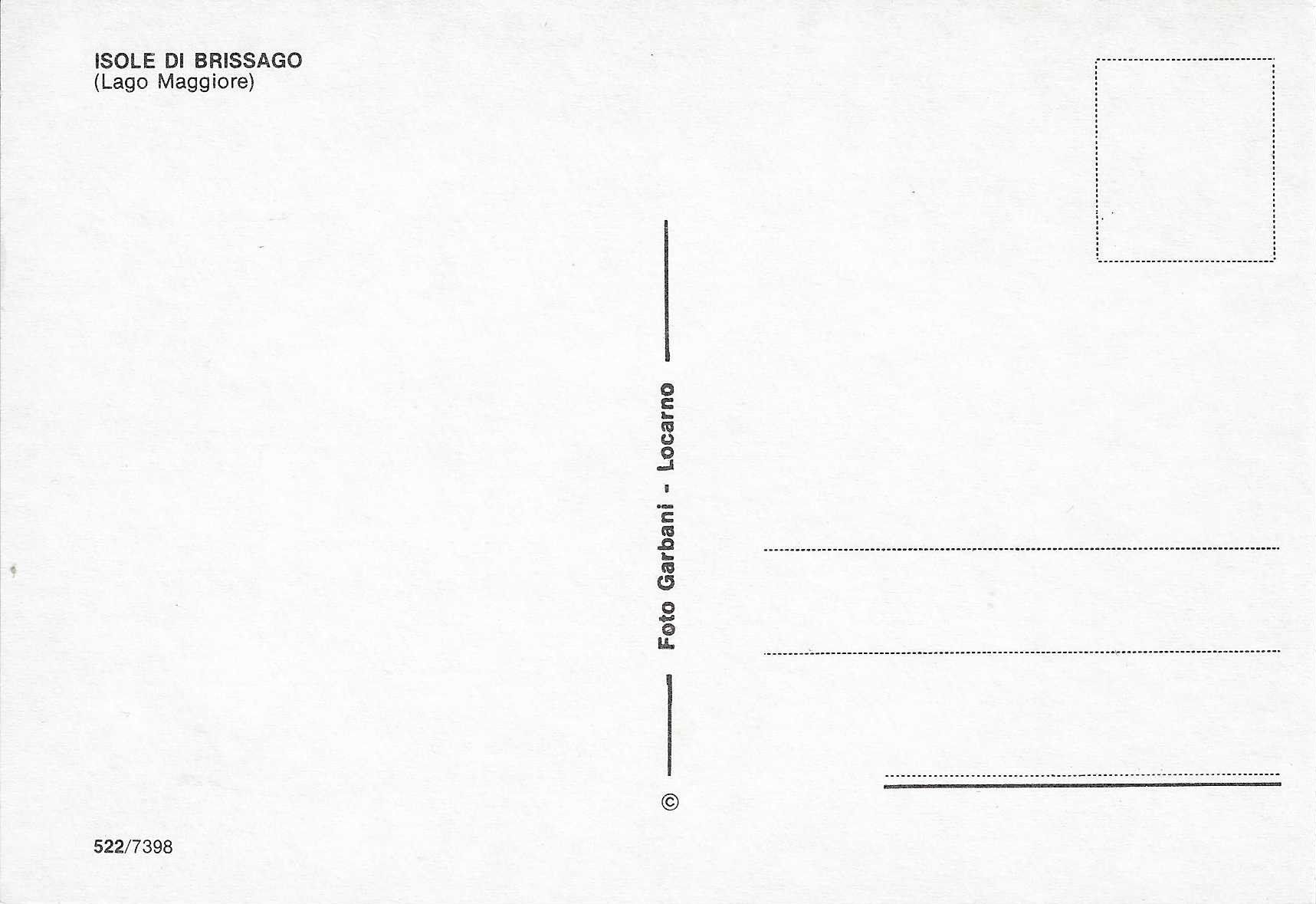 Cartoline postali: Isole di Brissago TI – Nuovo (secondo la descrizione) da Rothrist venduto da Stranglehold 1