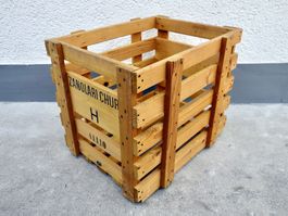 alte Holzkiste Kiste Weinkiste Harass ZANOLARI CHUR 41110