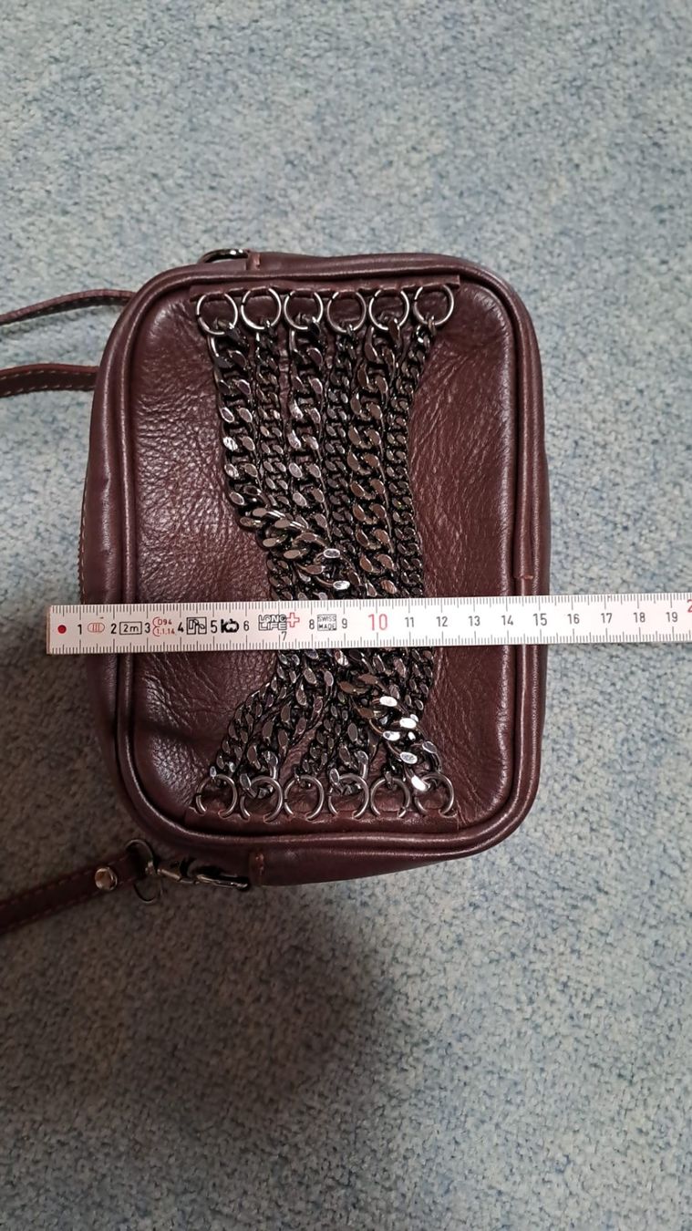 Vera Pelle Borse da donna: Echte hochwertige Ledertasche klein braun. NP 95.- – Usato da Frauenfeld venduto da Andadaa 7