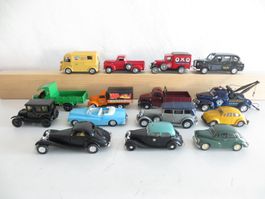 Corgi, Matchbox etc. 1:43: 15 versch. Automodelle, ohne OVP