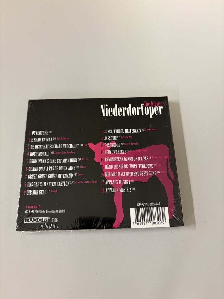 CD: CD Die kleine Niederdorfoper – Nuovo e nell'imballaggio originale da Zürich venduto da fat_89 1