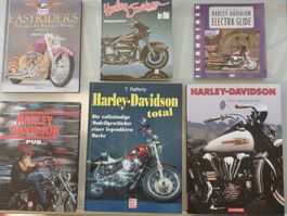 Diverse Bücher über Harley Davidson