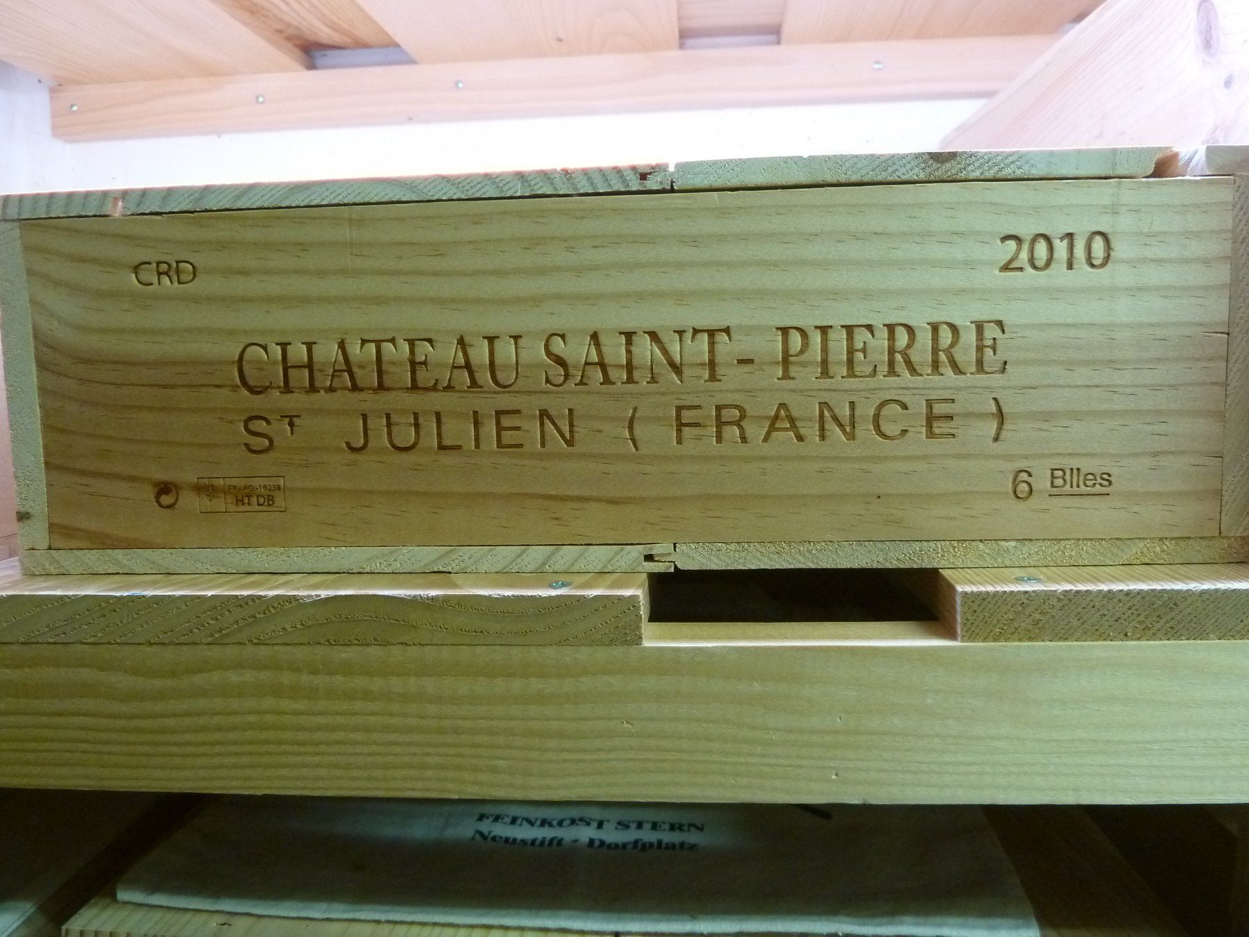 Wein: 3Fl. Château St.-Pierre 2010, rare. 97P! – Neu und originalverpackt aus Knonau von Latour54 6