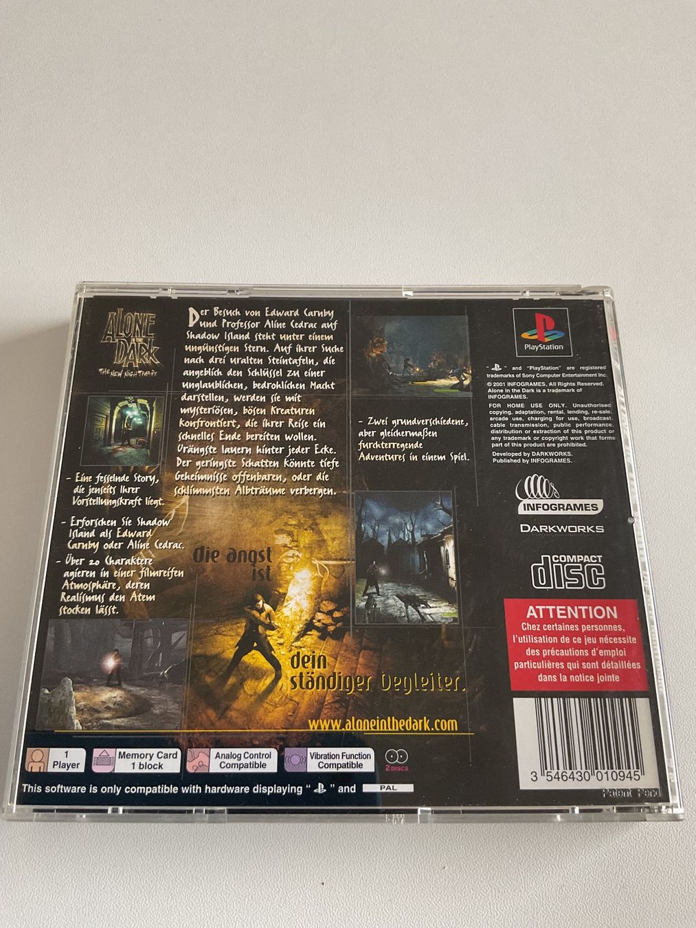 Giochi: Alone in the Dark - The New Nightmare - PS1 - – Usato da Au SG venduto da Mar_69jz 1