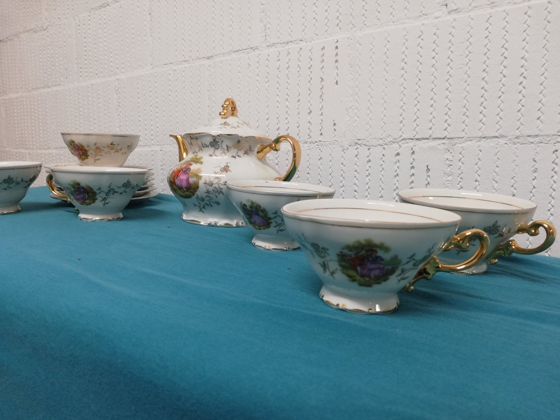 Set di piatti: Bavaria Teeservice alt Fragonard Goldrand – Usato da Untersiggenthal venduto da Marlen59 6