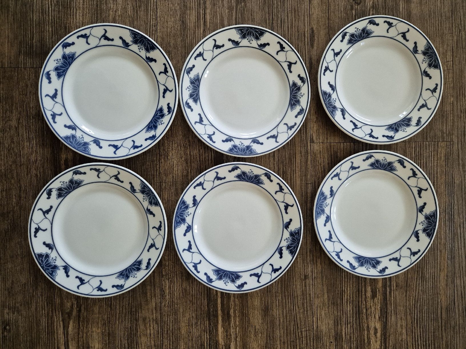 Piatti: 6x Dessertteller, blau-weiss – Usato da Eschlikon TG venduto da zuzanka80