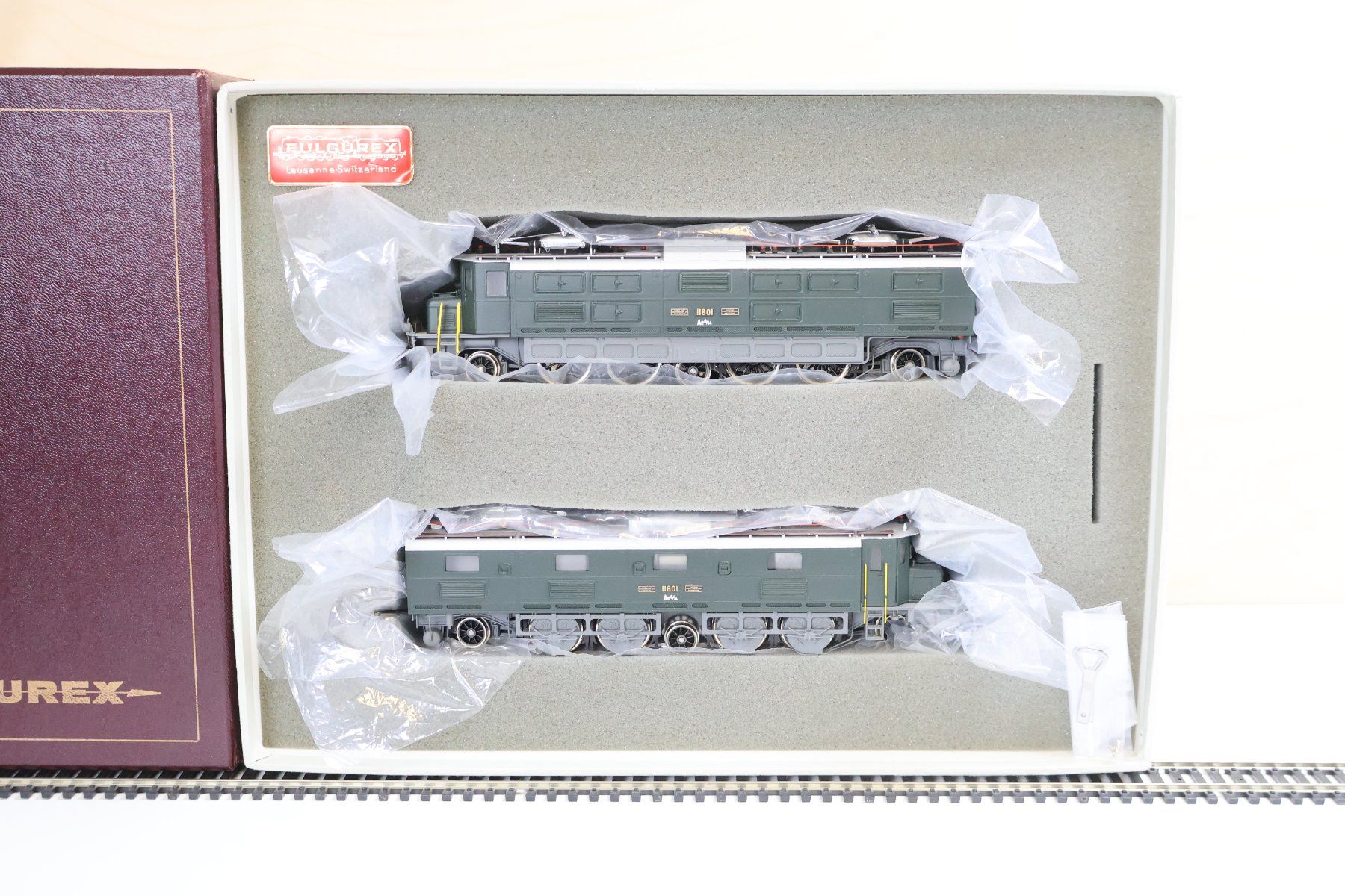 Fulgurex Modellini di ferrovie: Fulgurex SBB Ae 8/14 Gotthard E-Lok H0 DC - Messing – Usato da Winterthur venduto da Monstera 2