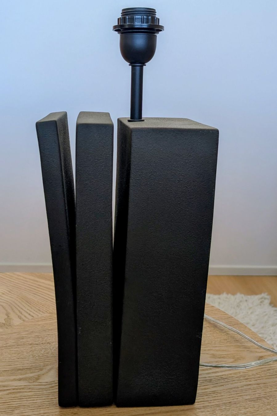 Lampen: Lampe de table LINEA SETTE socle grès anthracite – Gebraucht aus Collombey von moribana 3