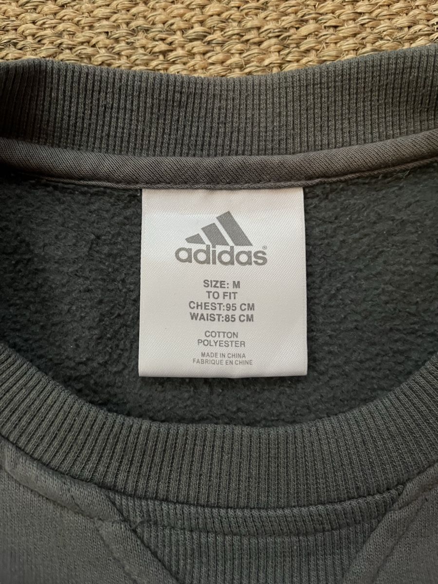 Adidas Maglioni & Felpe: Adidas, pull vintage gris/vert, vintage – Usato da Baulmes venduto da resel_.tm 2