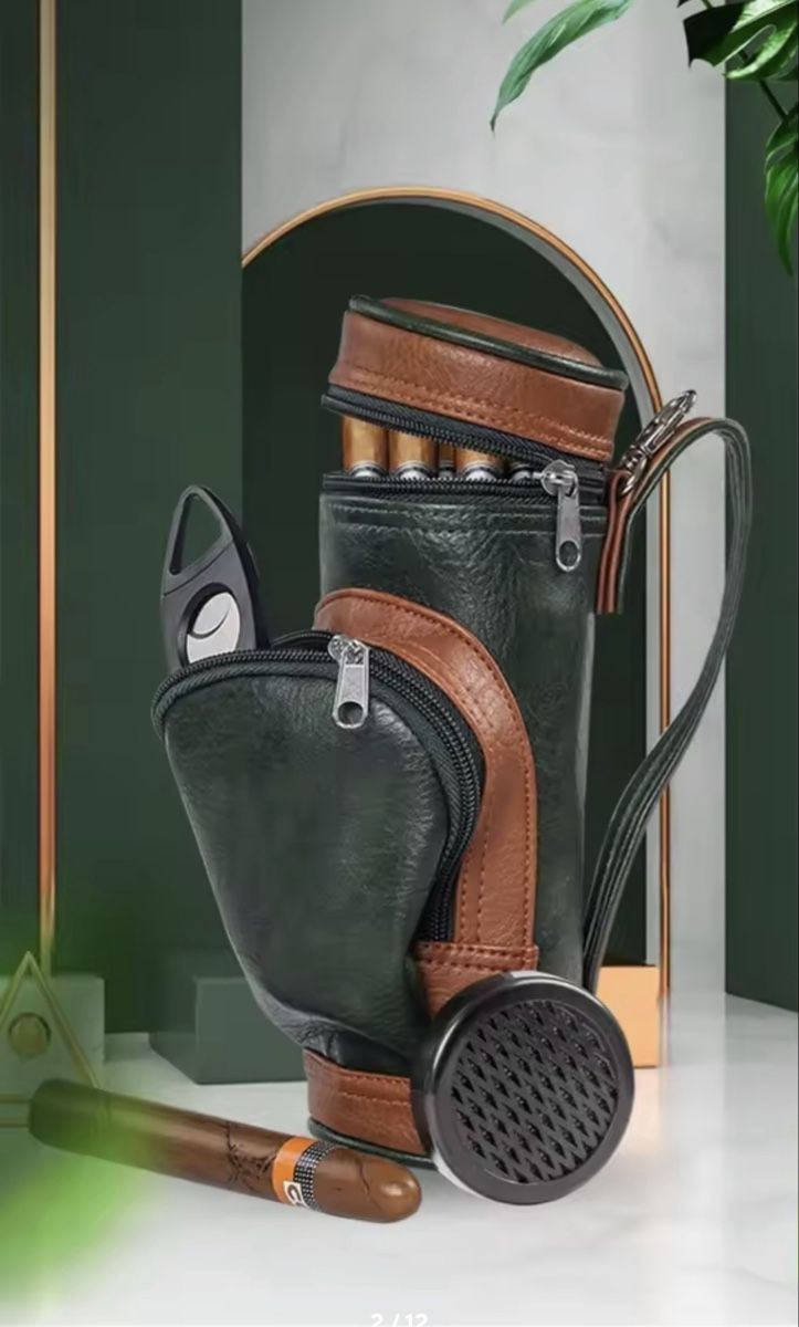 Humidor per sigari: Golf Bag Humidor Cigar Storage  – Nuovo (secondo la descrizione) da Seuzach venduto da Wolf936 7