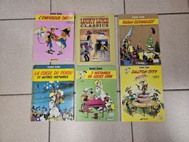 Lucky Luke Comics 6 Stk guter Zustand, 5x Fr, 1x De