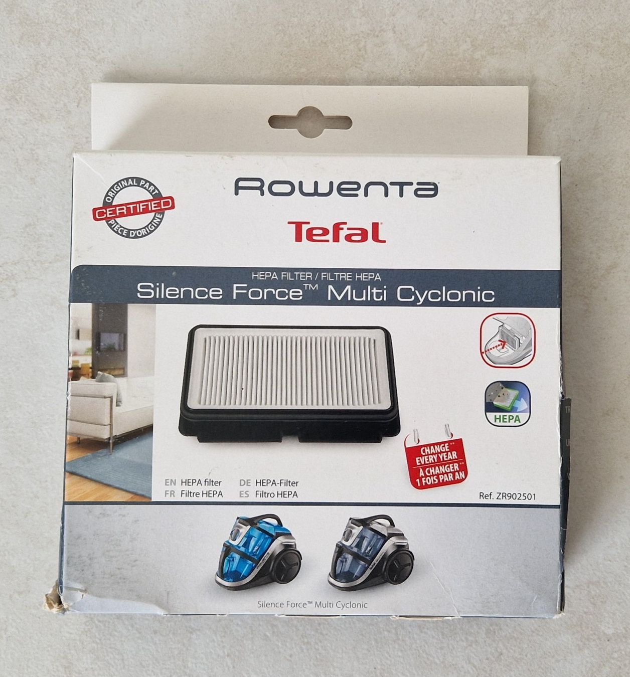 Altro per la casa: ***** Rowenta Tefal HEPA Filter zr902501 – Nuovo e nell'imballaggio originale da Villaz-St-Pierre venduto da Ubid