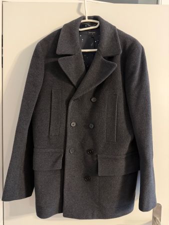 MANTEAU CROISÉ LAINE ET CACHEMIRE DE MARQUE PAUL SMITH