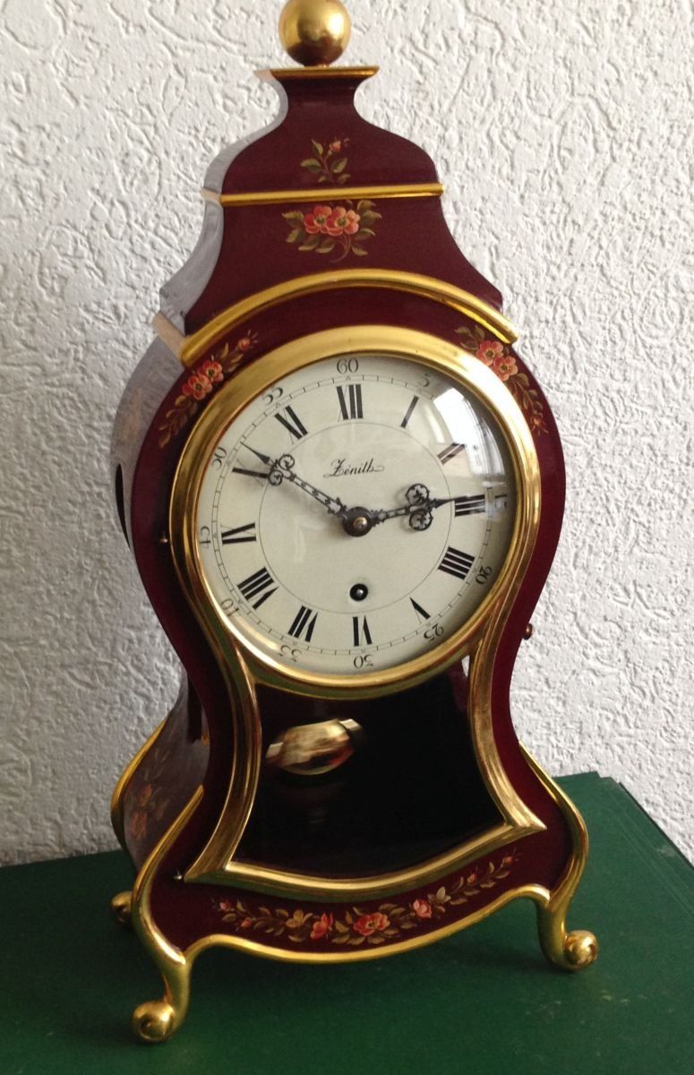 Zenith Orologi da terra & Orologi da parete: Antike ZENIT  Pendeluhr Handbemalt – Usato da Eschenbach venduto da Alicekunst 8