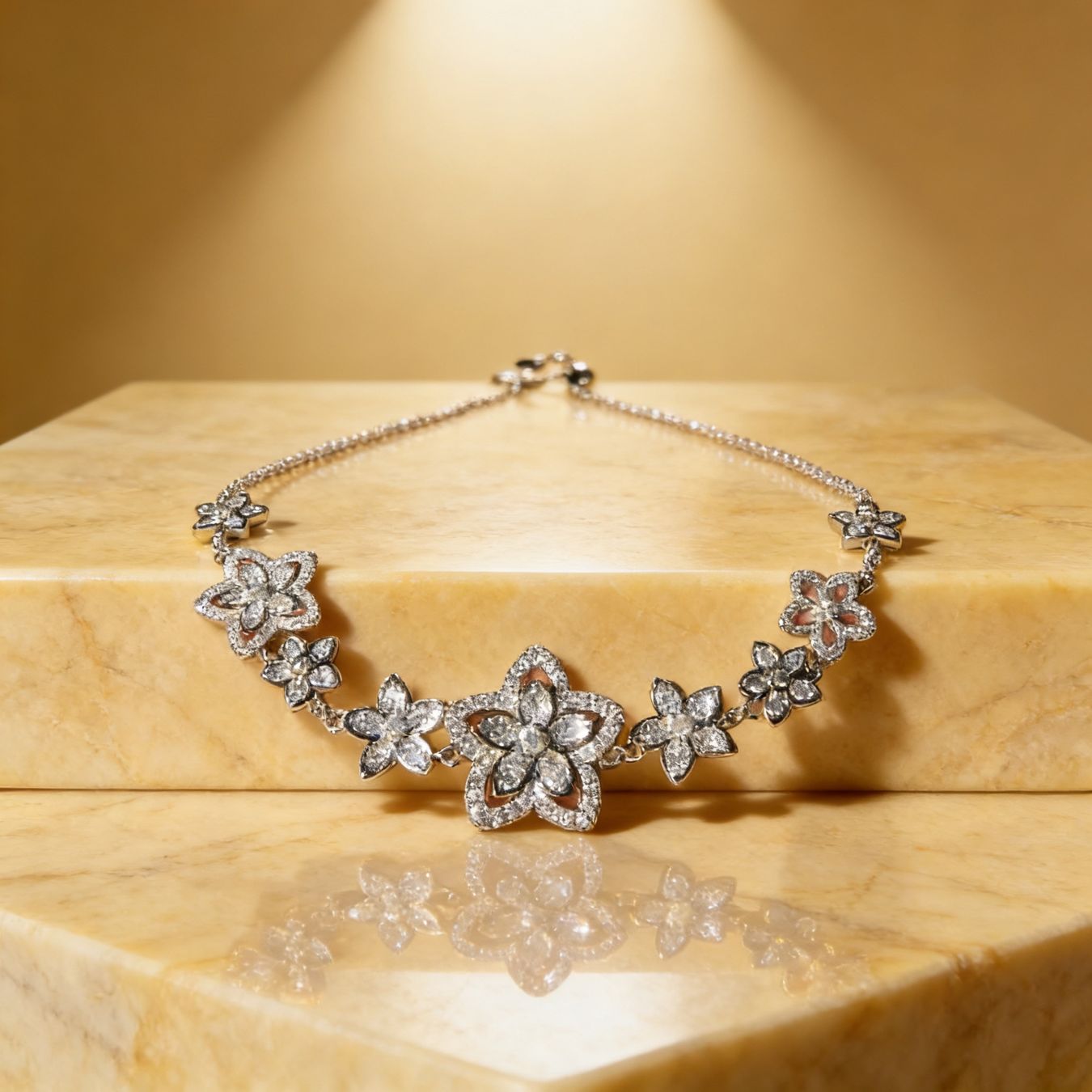 Catenine: Collier Rosée Impériale – Nuovo e nell'imballaggio originale da St-Maurice venduto da Sandrinette123 4