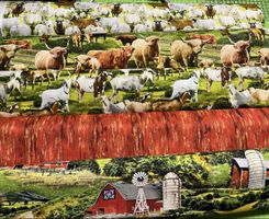 Patchworkstoffe 5er Set Landwirtschaft