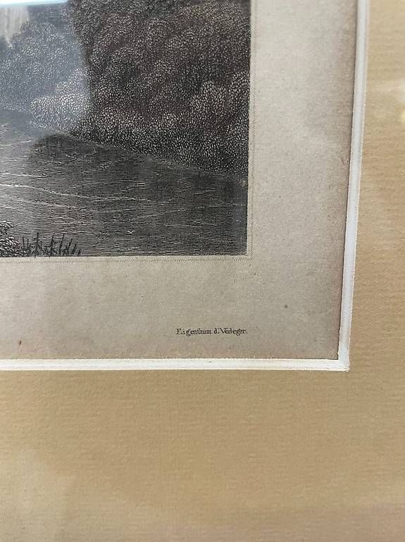 Incisioni: Antiker Stahlstich "Der Niagara-Fall" USA Landschaft – Usato da Obernau venduto da Arche_Noah_Brocki 7
