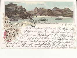 Vierwaldstättersee / Tellsplatte 1899