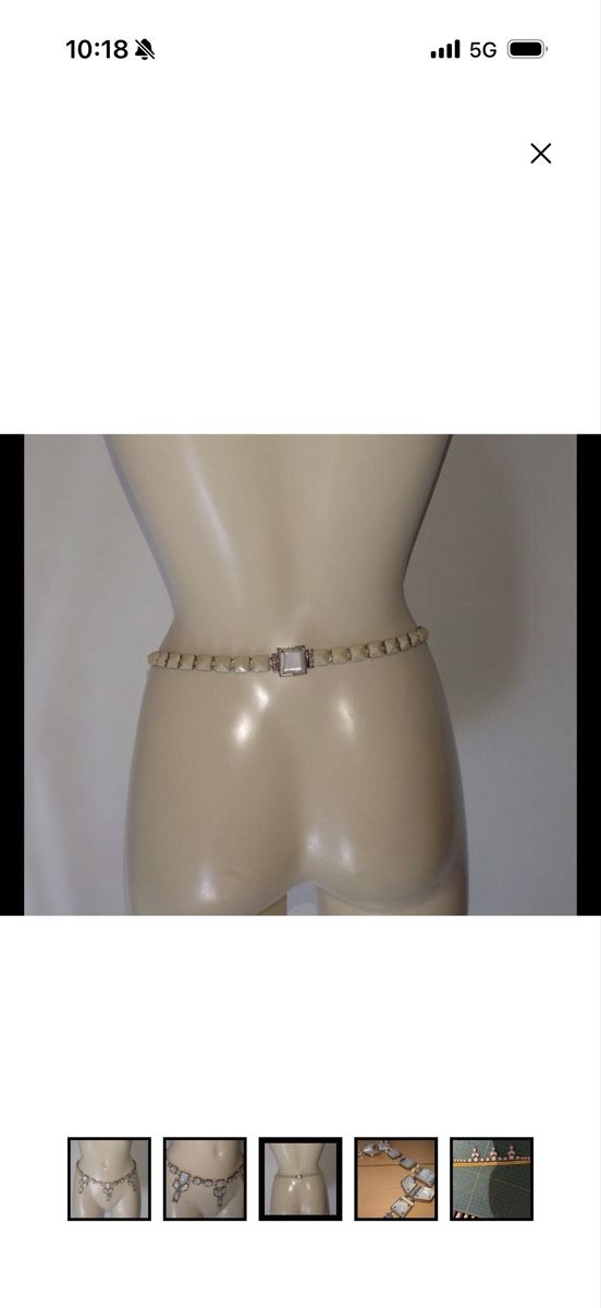 Cinture: GATSBY GODDESS CRYSTAL BELT – Nuovo (secondo la descrizione) da Baden venduto da agora_newgeneration 2