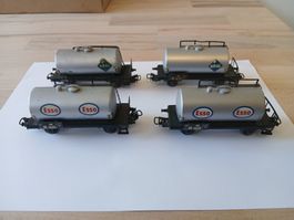 4 Märklin Kesselwagen 2-achsig