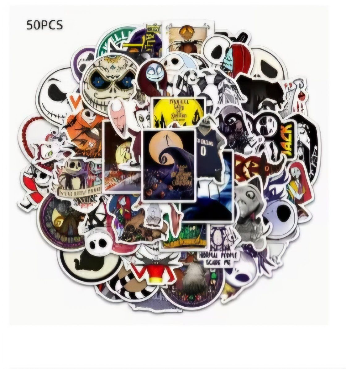 Aufkleber: 50 Sticker: Nightmare before Christmas – Neu und originalverpackt aus Baden von rocket85