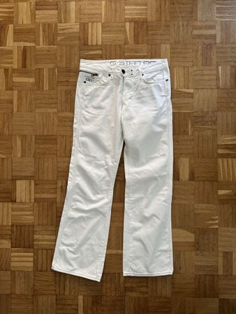 G-Star Raw Damen Jeans weiss Grösse 36 prima Zustand