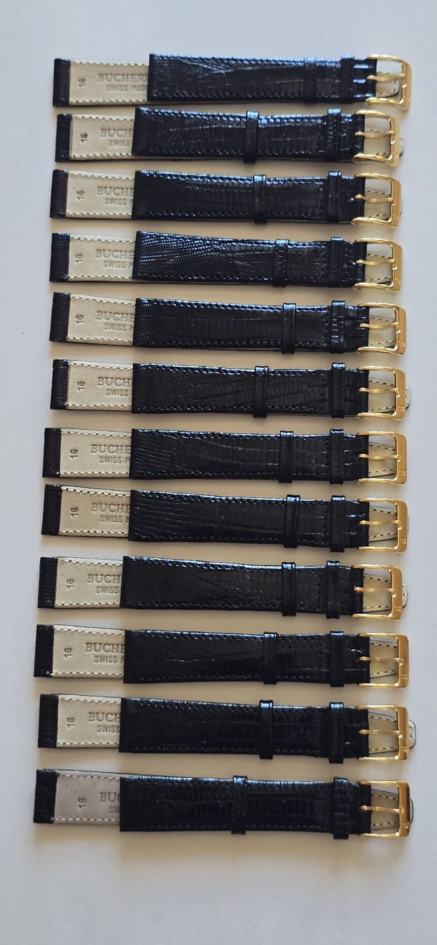 Bucherer Bracciali & Braccialetti: Bracelet Bucherer, Genuine  Lizard Swiss Made  16mm – Nuovo e nell'imballaggio originale da Les Acacias venduto da watinjo