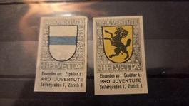 2 Vignetten Pro Juventute