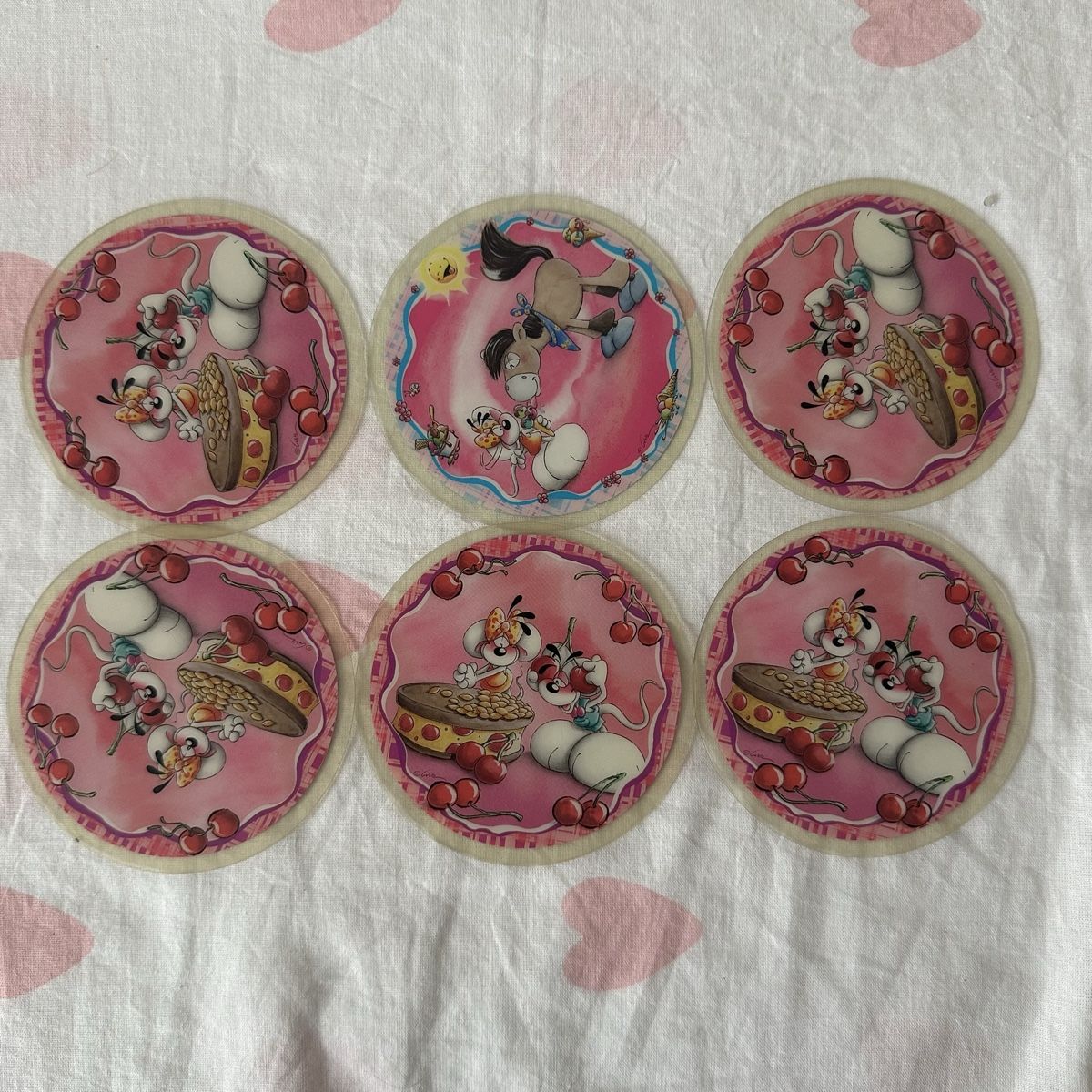 Sottobicchieri: Lot de 6 sous verres Diddl – Nuovo (secondo la descrizione) da Givisiez venduto da dor_xb9k