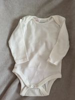 Baby Body Langarm Weiss Grösse 62/68