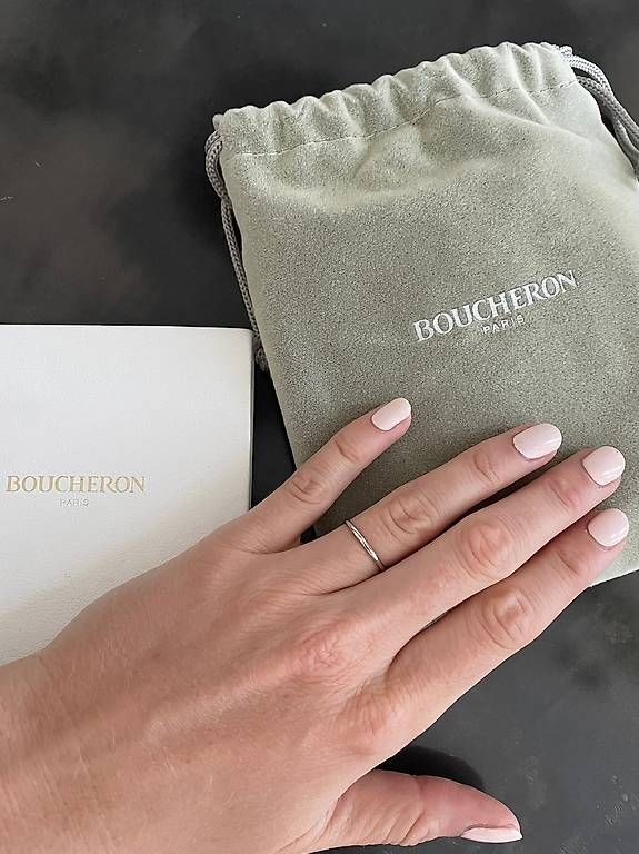 Boucheron Anelli: Boucheron ring in platinum – Nuovo e nell'imballaggio originale da Lausanne venduto da generation