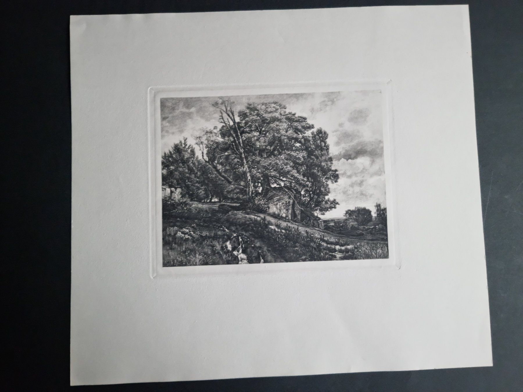 Grafica & Litografie: LANDSCHAFT RADIERUNG NICHT SIGNIERT – Usato da Gersau venduto da grafik-kunst 1