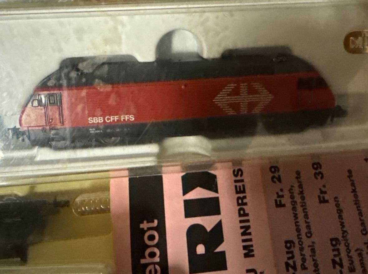 Trix Modellini di ferrovie: Minitrix Lokomotive 12685 SBB – Nuovo e nell'imballaggio originale da Wohlen AG venduto da NincoA-Z