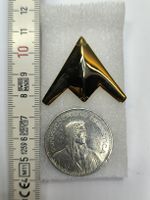 Anstecknadel stealth-Flugzeug  goldfarben 