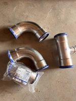 2stk Bogen 88.9mm 1stk 45 Bogen 76.1mm T-stück 88.9mm 54mm
