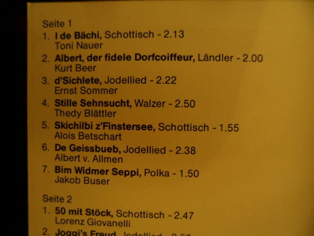 Musicassette: Stöcklimusig – Usato da Langnau i. E. venduto da gf2_29jt 1