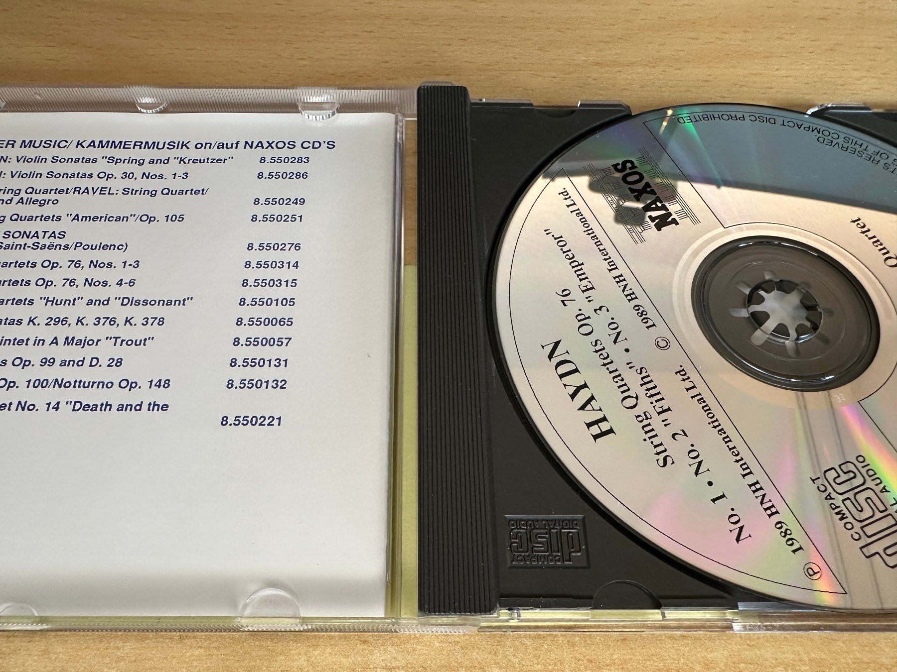 CD: C3 Haydn Kodály Quartet String Quartets Op. 76 (No. 1 • No. – Usato da Rikon im Tösstal venduto da Alpenmutz 2
