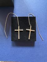 Ohrhänger Kreuz Rita & Zia Silber