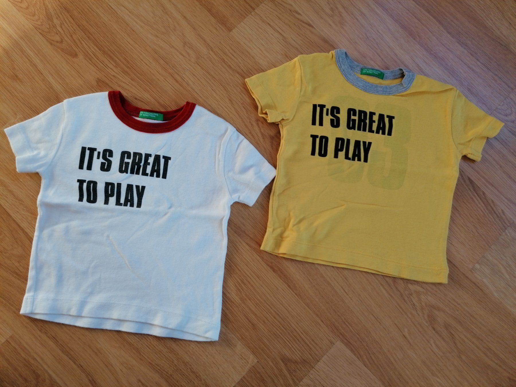 Hemden, T-Shirts & Polos: 2 T-shirts Benetton Gr 66 – Gebraucht aus Büttikon AG von Amineah