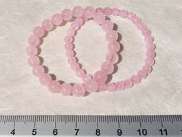Kinder Armband Rosenquarz 2Stk. Set