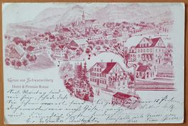 Gruss aus Schwarzenberg 1900