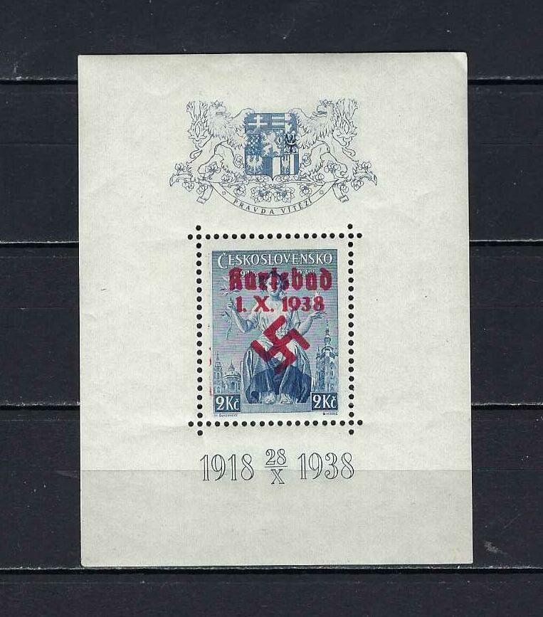 Alle Briefmarken: Besetzung Sudetenland  ** – Neu und originalverpackt aus Altstätten SG von Nandodax