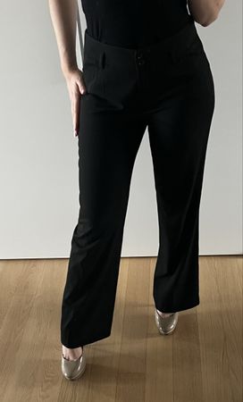 Elegante schwarze Stoffhose Gr. 38 Olivia anzug Hose Busines