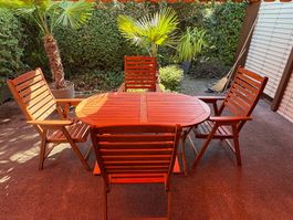 Gartentisch mit 4 Stühlen
