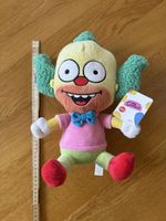 Plüschfigur Krusty der Clown The Simpsons neu mit Etikett